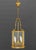 Late 20th Century Regency Style Gilt Brass Hanging Lantern For Sale - Image 5 of 7
