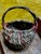 Rustic 1960s Rustic Buttocks Basket, Red God's Eye For Sale - Image 3 of 11