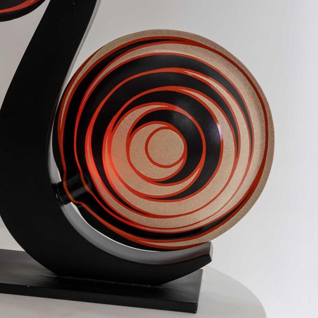 Large Italian Snail Shaped Table Lamp For Sale - Image 12 of 13