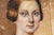 Mid 19th Century Refined Antique 19th Century Metal Framed Portrait Miniature Painting Woman For Sale - Image 5 of 16