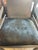 Leather Chair With Shearling Seat For Sale - Image 9 of 10