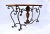 Late 20th Century Spanish Colonial Console Table, Forged Iron & Oak, Italy, 1990s For Sale - Image 5 of 11
