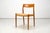 Model 77 Dining Chairs in Teak with Papercord Seats by Niels O. Møller for J.L. Møllers, Denmark, 1959, Set of 4 For Sale - Image 9 of 14