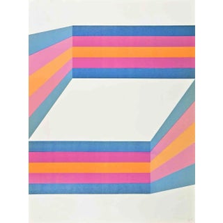 Renato Livi, Perspective, Lithograph, 1971 For Sale