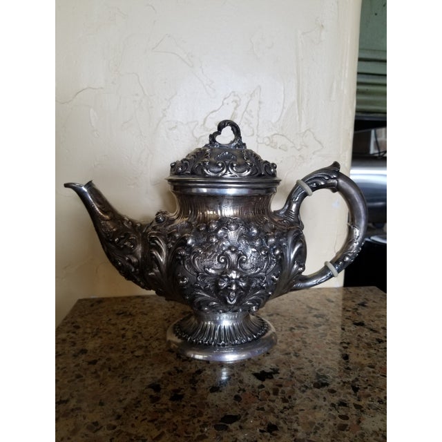 Antique Italian Silver Teapot Chairish