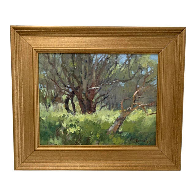 20th Century Plein Air Oil Landscape by Mary O Smith For Sale