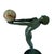 1960s Max Le Verrier "Lueur" French Art Deco Figural Sculpture With Onyx Sphere For Sale In Los Angeles - Image 6 of 17