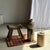 Side Table in Black Petrified Wood with White Sides and Beige Striations, 1980s For Sale - Image 9 of 18