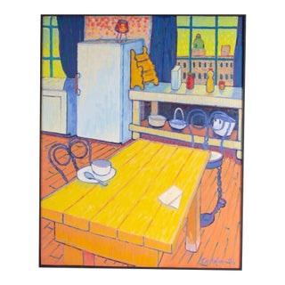 1996 “Studio” Oil on Board Painting by Tom Porter For Sale