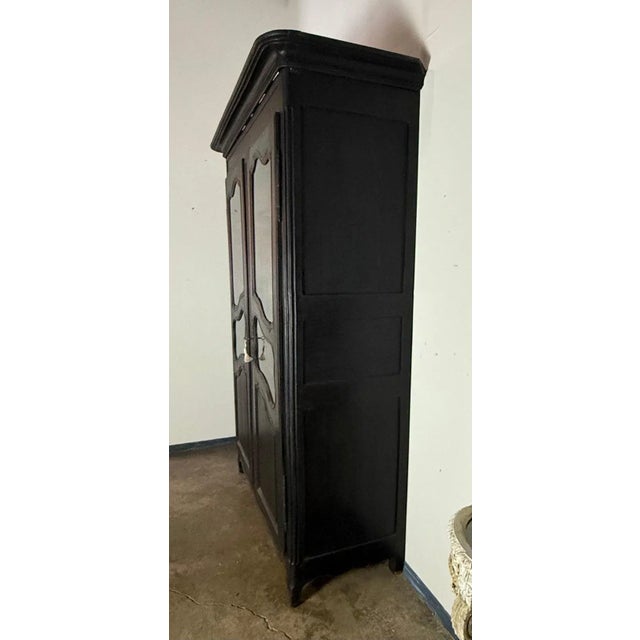 19th Century 19th C. Napoleon III Painted Armoire For Sale - Image 5 of 16
