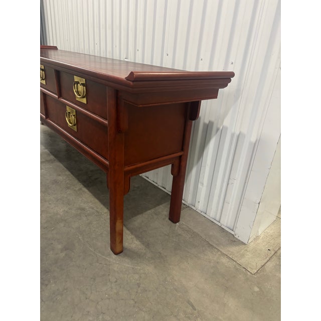 Century Furniture Chinoiserie Pagoda Style Sideboard For Sale - Image 4 of 11