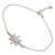 Early 21st Century Guidance Star Sterling Silver & Diamond Chain Bracelet For Sale - Image 5 of 7