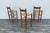 1970s Set of 3 Danish Modern Style Oak Bar Stools With Rush Seats | Mid-Century For Sale - Image 17 of 18