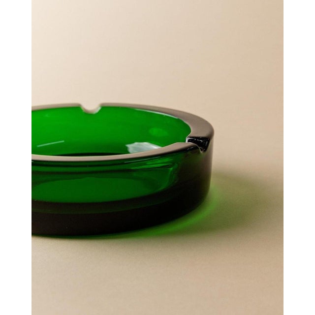 Glass Vintage Glass Ashtray, 1970s For Sale - Image 7 of 11
