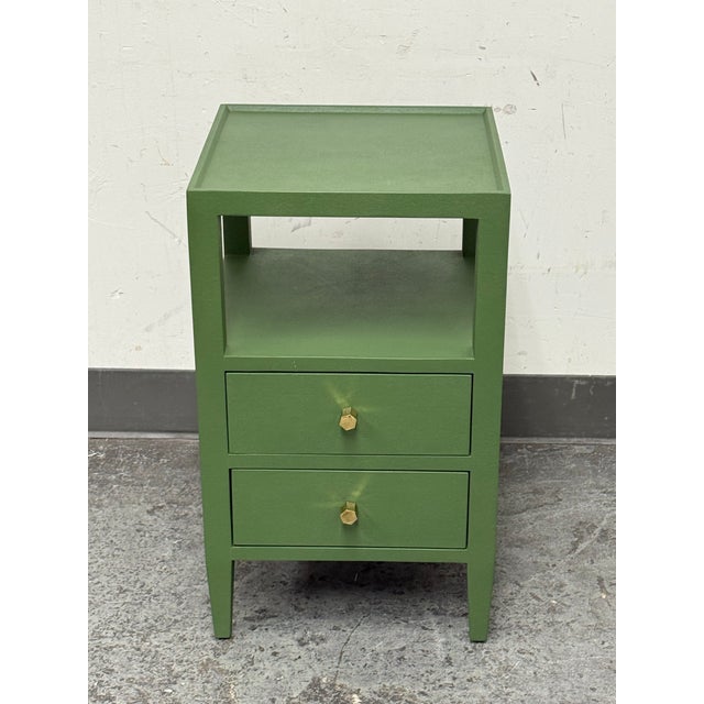 Design Plus Gallery presents the Jarin Nightstand from Made Goods. The nightstand has their fresh, earthy Moss finish with...