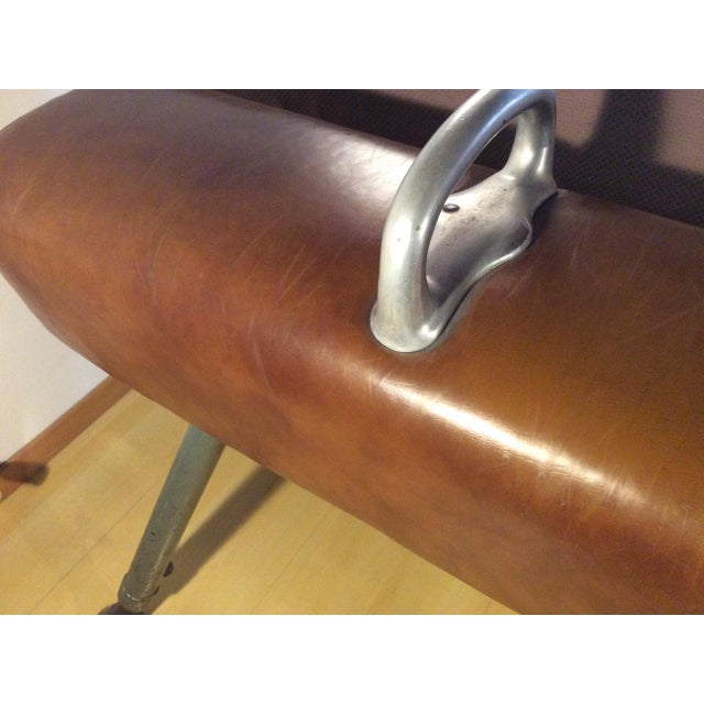 Professional Leather Gym Horse, Italy, 1950s For Sale - Image 6 of 18