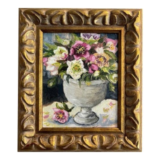 Impressionist English Oil Painting, Signed & Framed For Sale