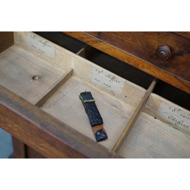 Antique French Walnut Clock Cabinet, 1920s For Sale - Image 9 of 18