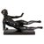 Metal Art Deco Style Modern Sculpture, Patinated Bronze For Sale - Image 7 of 7