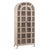 Beautifully crafted elm and glass display bookcase. Featuring an elegant arched silhouette inspired by classic European...
