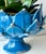 Italian Majolica Artichoke Pedestal Bowl, Mediterranean Blue For Sale In Washington DC - Image 6 of 6