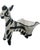 Mid 20th Century Vintage El Morocco Nyc Nightclub Ceramic Zebra Bud Vase, New York City For Sale - Image 5 of 12