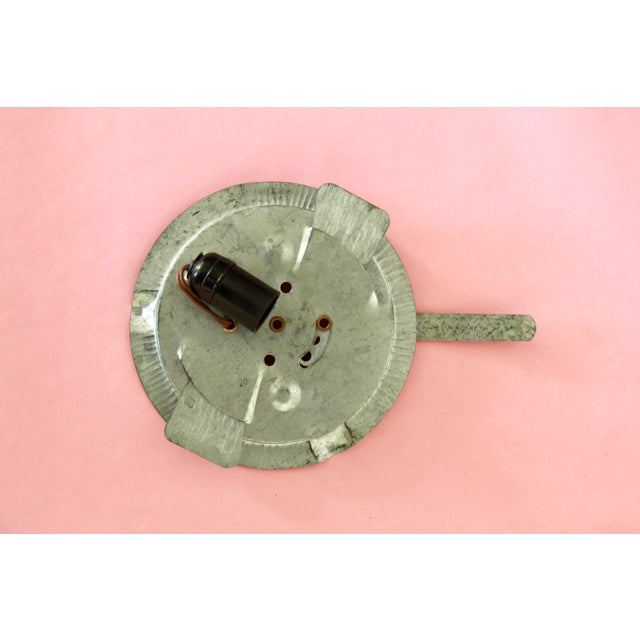 Mid-Century Glass Wall / Ceiling Lamp, Italy, 1950s For Sale - Image 11 of 16