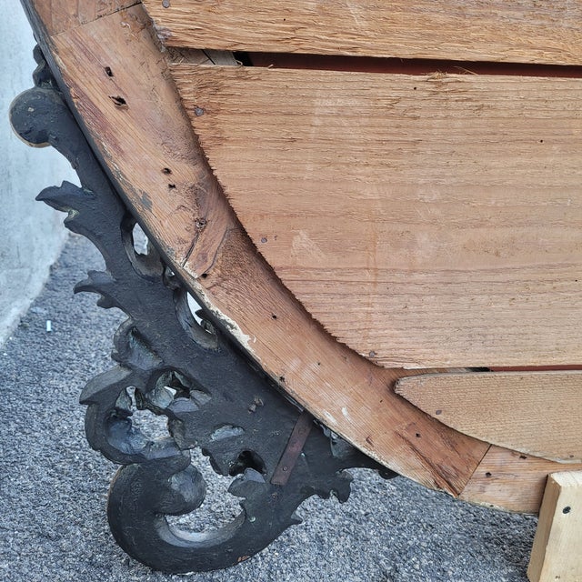 19th Century Large Mirror in Gilded and Carved Wood For Sale - Image 18 of 18