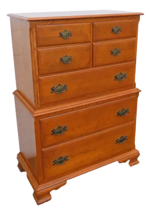 Ethan Allen Solid Maple Tall Chest of Drawers 6323a