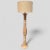 Vintage Sculptural Coastal Raw Wood Floor Lamp For Sale - Image 9 of 10