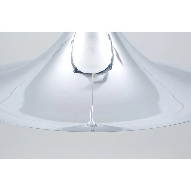 Mid-Century Modern Semi Pendant Lamp by Claus Bonderup & Torsten Thorup for Fog & Morup, 1969 For Sale - Image 3 of 6