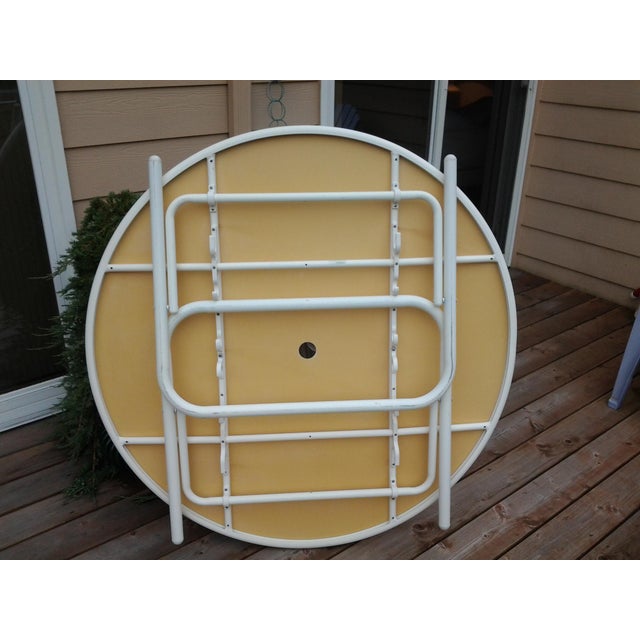 Vintage MidCentury Brown Jordan Patio Table Chairish