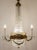 Gold Empire Style 9-Light Chandelier with Crystal Drops, 1920s For Sale - Image 8 of 14