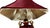 Mid-Century Modern Oxblood Porcelain Ginger Jar Handled Table Lamp For Sale - Image 3 of 5