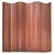 French Tambour Pine Room Divider Attributed to Jomain Baumann, 1940s For Sale