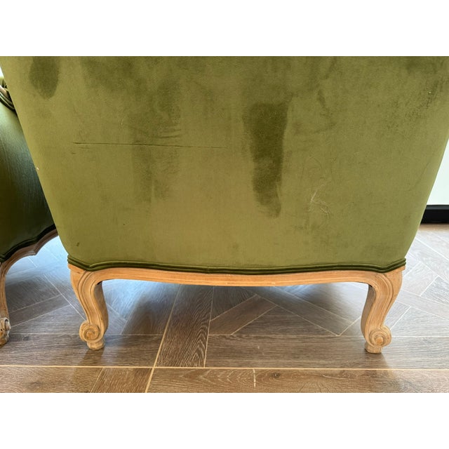 Antique French Wing Armchairs, 1880, Set of 2 For Sale - Image 10 of 14