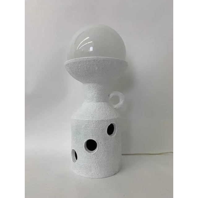 Glass Vintage Ceramic Floor / Table Lamp , 1970s For Sale - Image 7 of 7