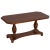 1950s Art Deco Coffee Table in Walnut For Sale - Image 5 of 5