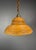 Lovely pencil reed or split reed rattan pendant, Italy, 1970s. This rare bell shaped hanging lamp is in great vintage...