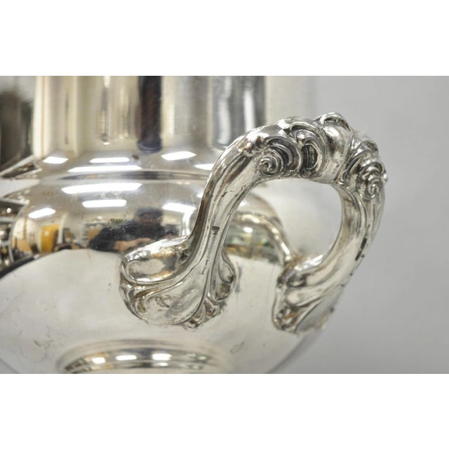 Vintage Leonard Silver Plated Trophy Cup Urn Champagne Chiller Bar Ice Bucket For Sale - Image 12 of 14