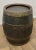 Brown Antique Oak Brewery Barrel, Table, Log Bin or Christmas Tree , 1890s For Sale - Image 8 of 8