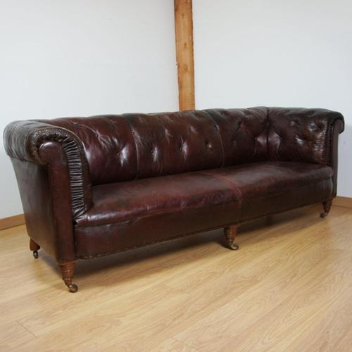 Victorian Leather Chesterfield Sofa For Sale - Image 16 of 16