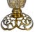 Asian style, pair of cast brass candle holders with openwork bases, pierced drip pans, and decorative relief motifs, mid...