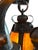 1910s Arts and Crafts 5 Light With Four Lanterns and Mica Dome Bottom Light For Sale - Image 16 of 16