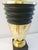 Mid-Century Modern 1980s French Atomic Design Black & Gold Lamp For Sale - Image 3 of 7