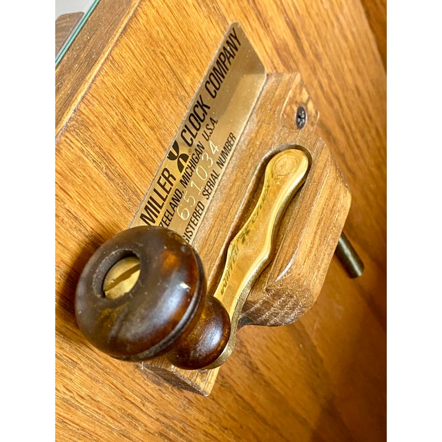 1980s Mid Century Modern George Nelson Floor Clock for Howard Miller For Sale - Image 5 of 11