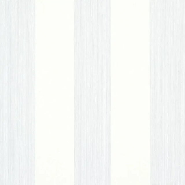 Schumacher Edwin Stripe Wide Wallpaper in Lavender For Sale