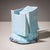 Early 21st Century Ice-Blue Vase "Kayho" (Jap. 華俑 Luxuriant Pottery Palace) by Ceramic Artist Masamichi Yoshikawa, 21st Century For Sale - Image 5 of 13