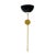 Italian Adjustable Wall Light in Brass For Sale - Image 9 of 9