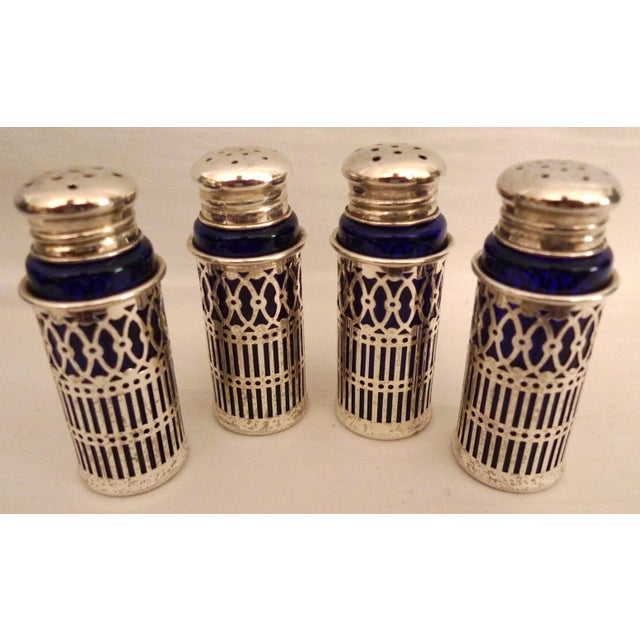 Metal Mid 20th Century Rogers Silverplate Salt & Pepper Shakers - Set of 4 For Sale - Image 7 of 7